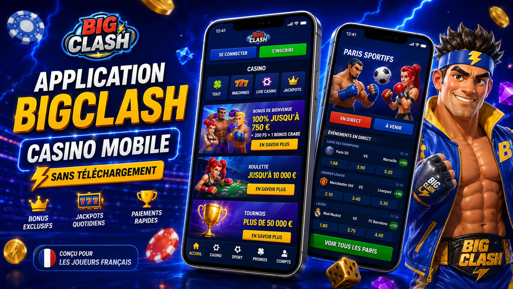 BigClash France mobile casino